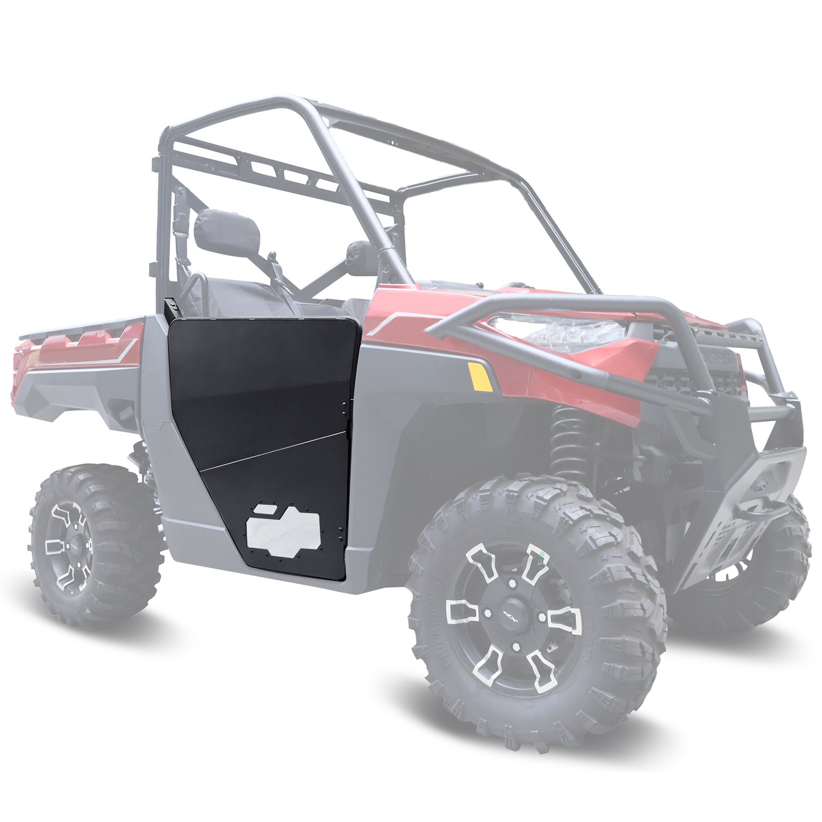 Heavy Duty Half Aluminum Door For 2018-2025 Polaris Ranger XP 1000/Ranger 1000