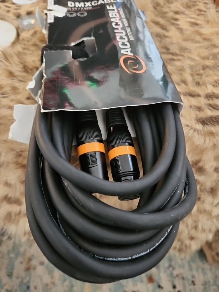 ADJ 25' DMX Cable 3 Pin New