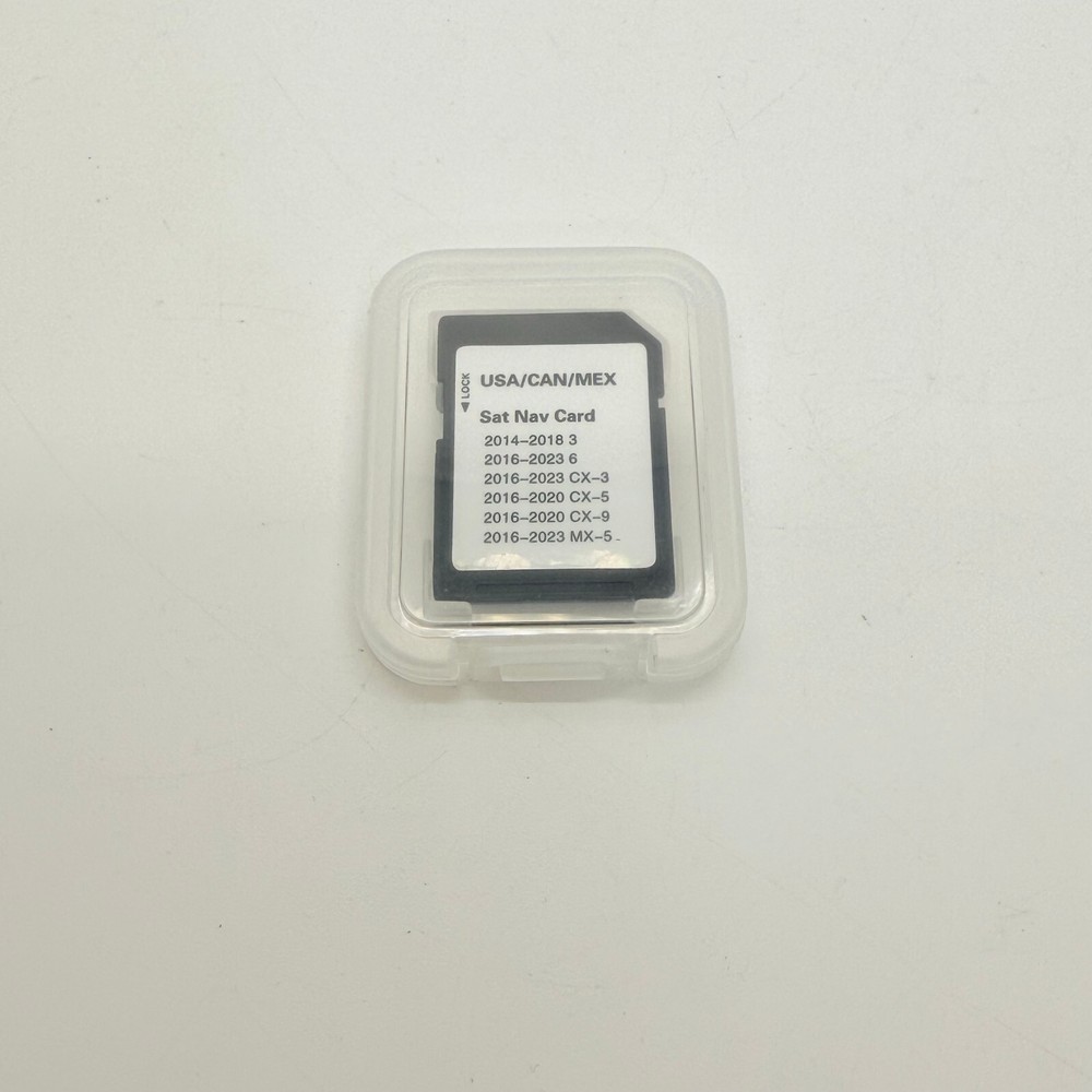 Sat Nav Card for Mazda 2023