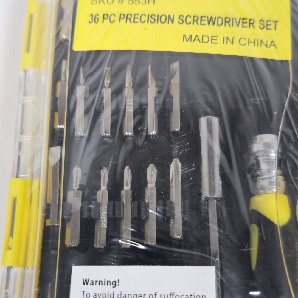 36 Pc Precision Screwdriver Set New Sealed Mini Tool Kit Bits Repair Electronics