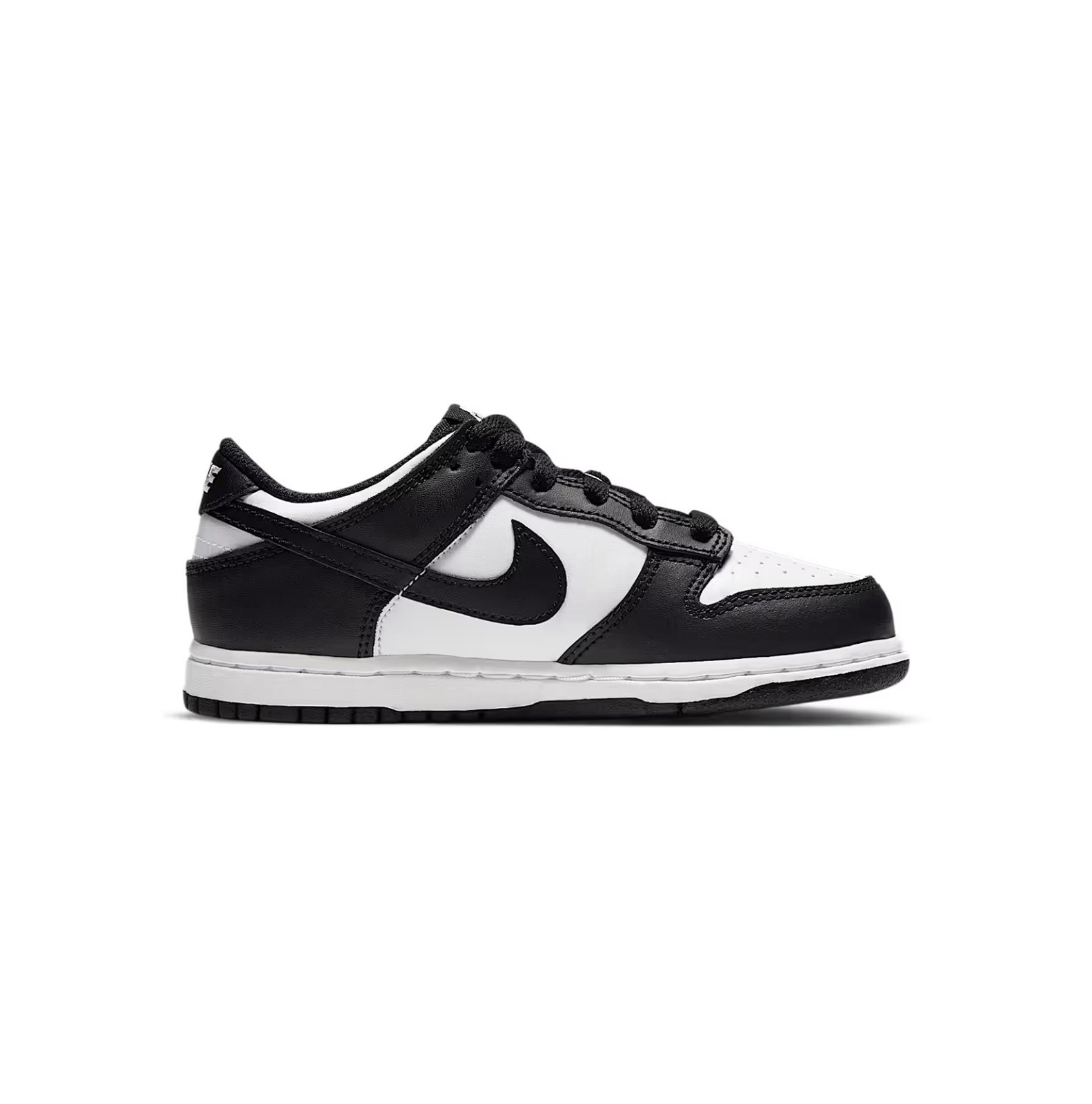 Nike Little Kids Black/White Dunk Low Sneaker Shoes, CW1588-100 (PS)