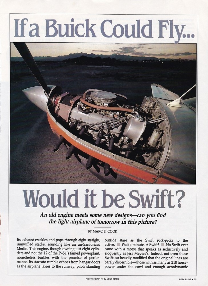 Swift Aircraft Report 11/8/2023b