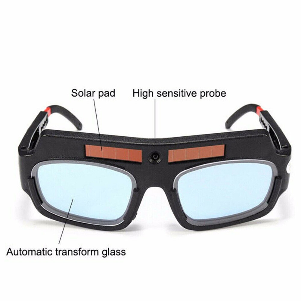 2 Pack Auto Darkening Welding Glasses True Color Solar Safety Goggles PC Lens US