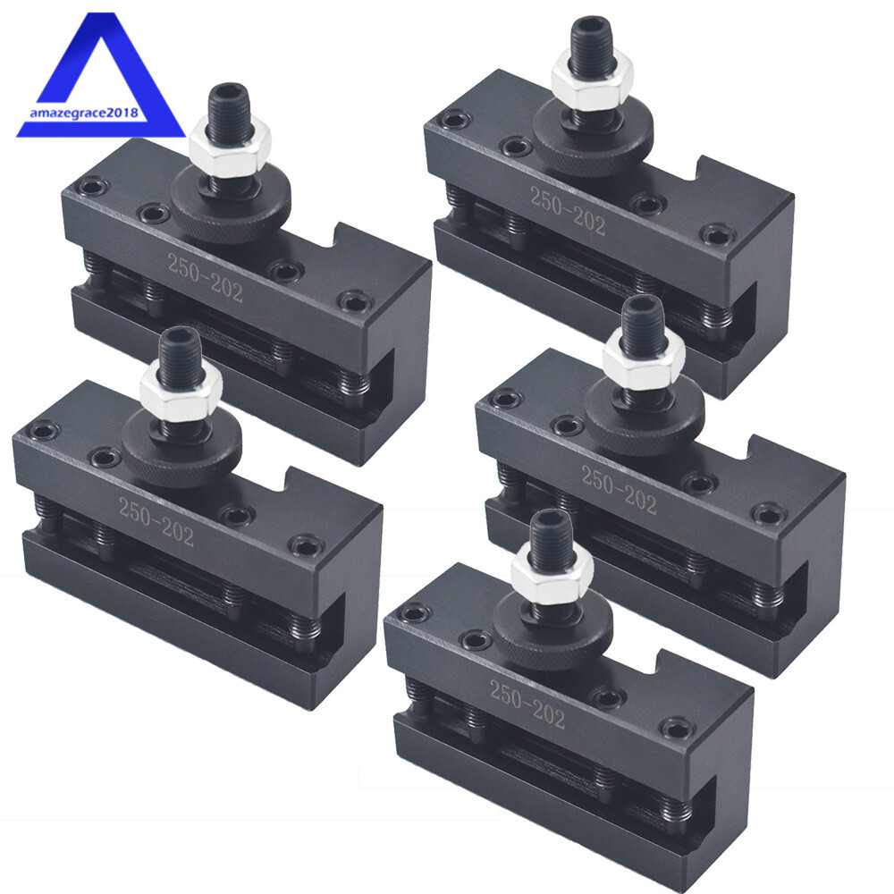 BXA #2 250-202 Quick Change Turning Facing & Boring Tool Post Holder 5Pcs