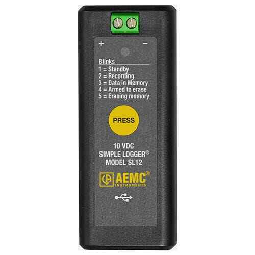 AEMC SL12 (2156.12) Simple Voltage Logger, 10VDC