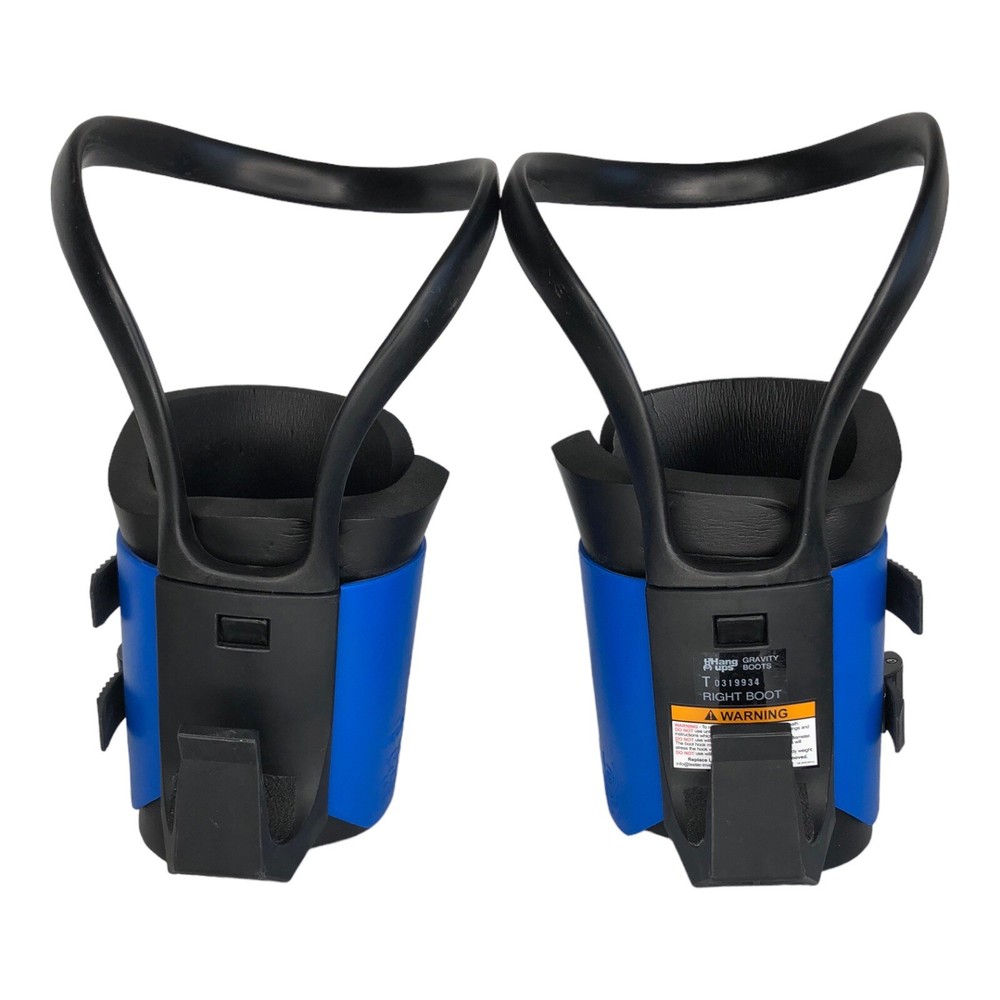 Teeter Hang Ups SL Spyder EZ-UP Inversion Gravity Boots with Calf Loops EUC