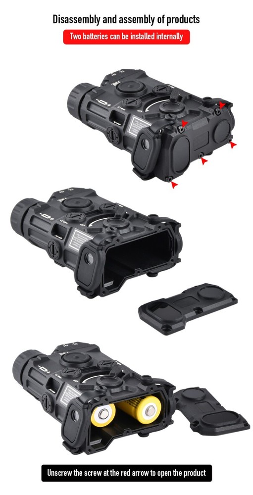 Tactical OGL Laser Sight - Non-Functional Virtual Model For Tactical Decoration