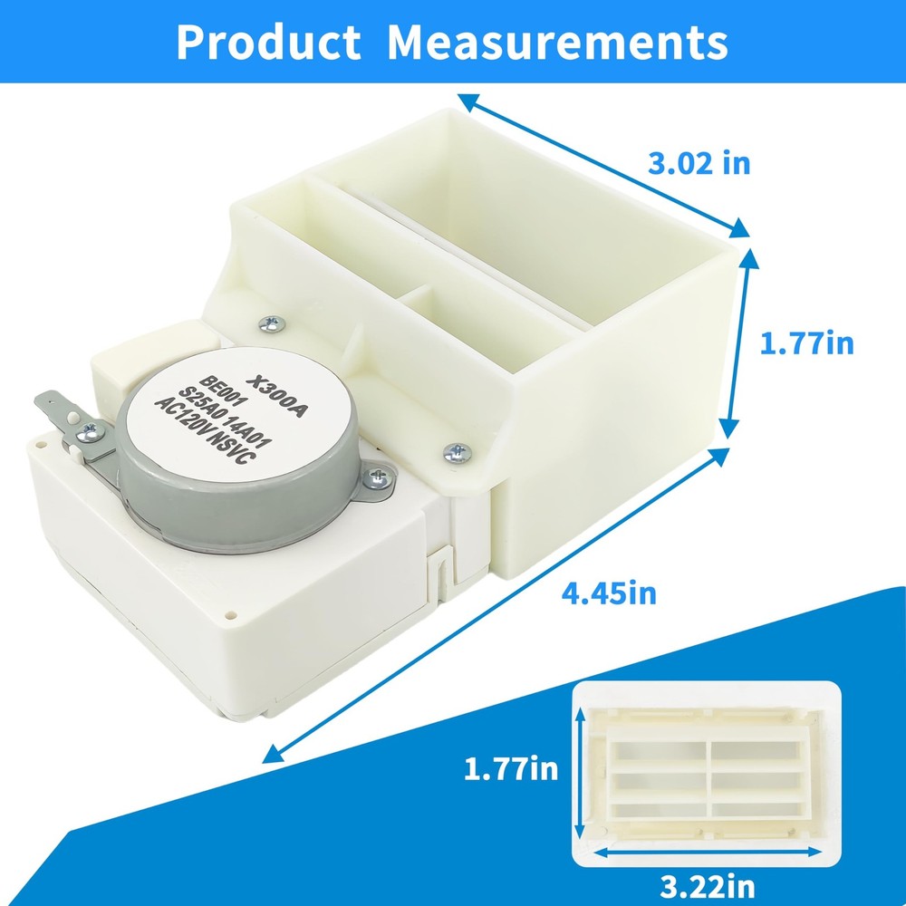 242303001 Refrigerator Damper Assembly Air Damper Control Replacement Compati...
