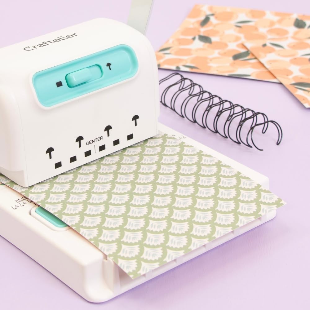 Compact Spiral Binding Machine for Effortless Book Creation – 2:1 Compatibility