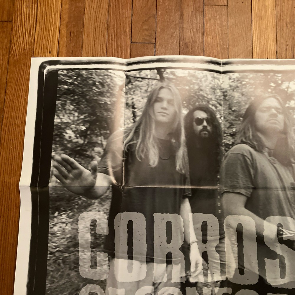 Corrosion Of Conformity COC 1995 Columbia 24x36 Promo Poster Folded Dbl Sided