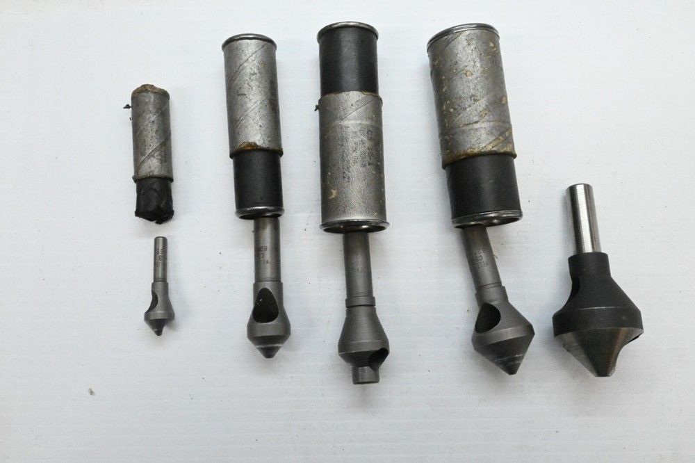 5 WELDON HSS ZERO FLUTE DEBURRING TOOLS & COUNTERSINKS