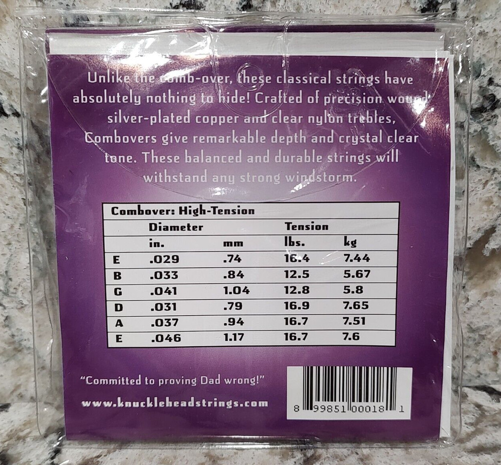 2 packs KNUCKLEHEAD CLASSICAL GUITAR STRINGS 29-46