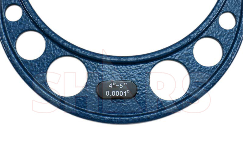 Shars 3-4" x 0.0001" Outside Micrometer Solid Metal Frame New S}