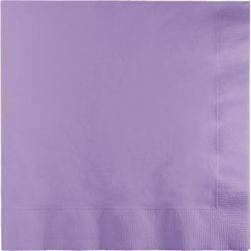 Lavender 3-Ply Dinner Paper Napkins 25 Per Pack Tableware Decorations Supplies