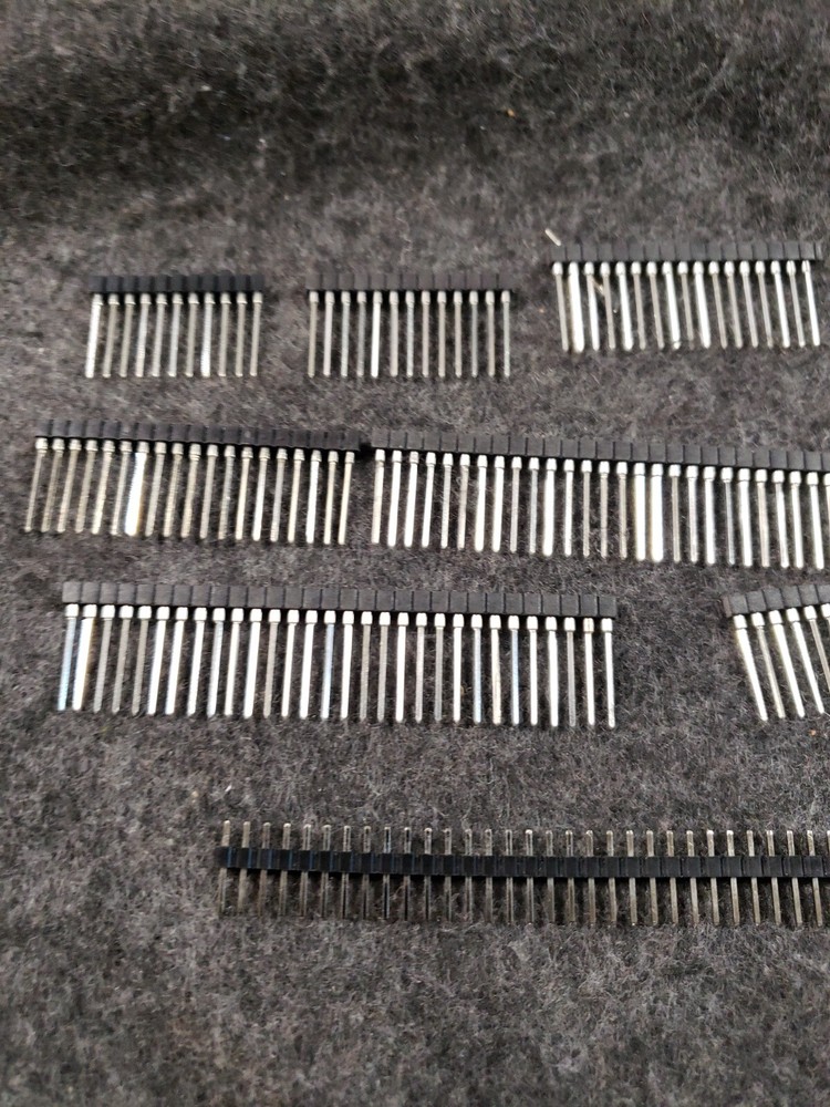 12Pcs Single Row Machined pin sockets, chip sockets, pin header ..........(SB5)
