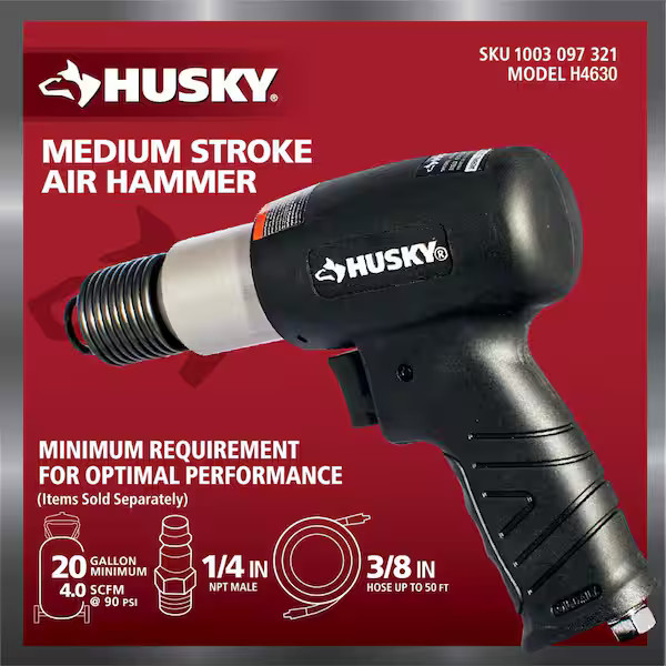 Husky Medium Stroke Air Hammer