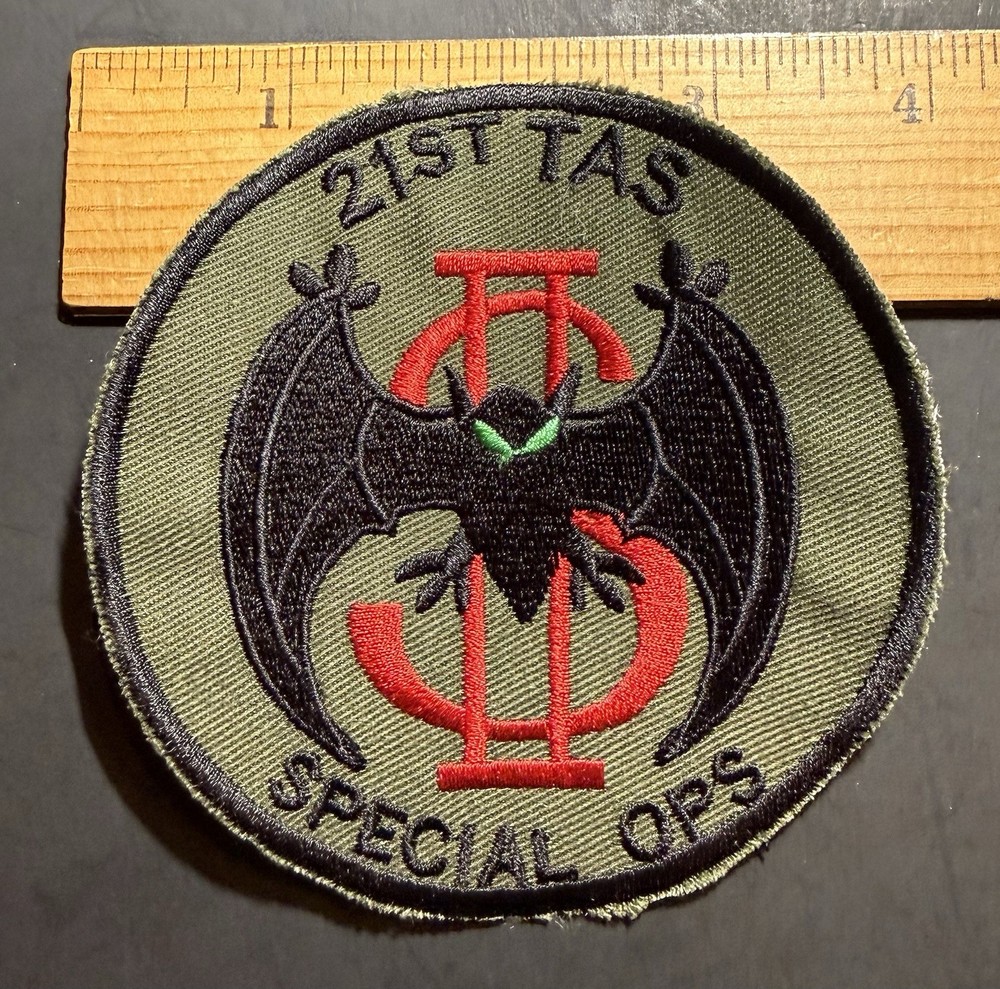 Original 21st TAS Tactical Airlift Squadron 'Special Ops' Patch B2