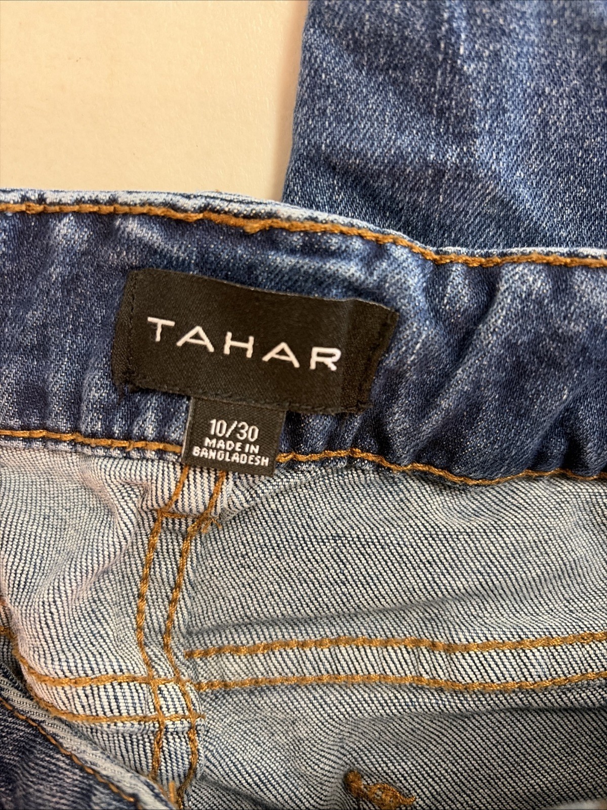 Tahari Kelly 10/30 Skinny Blue Denim Jeans
