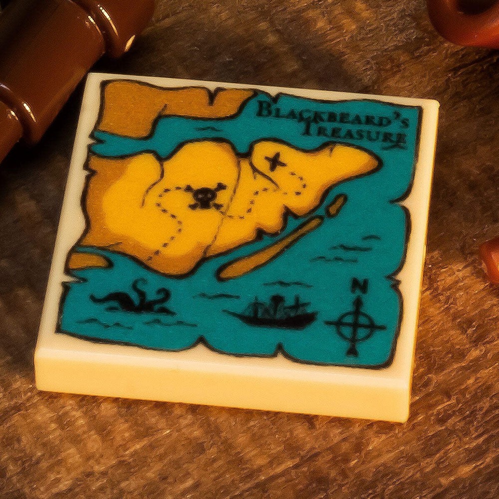 Blackbeard's Treasure Map (2x2 Tile)