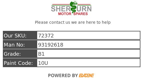 VAUXHALL COMBO 1700 CDTI 2001-2011 ABS PUMP MODULATOR CONTROL UNIT 93192618