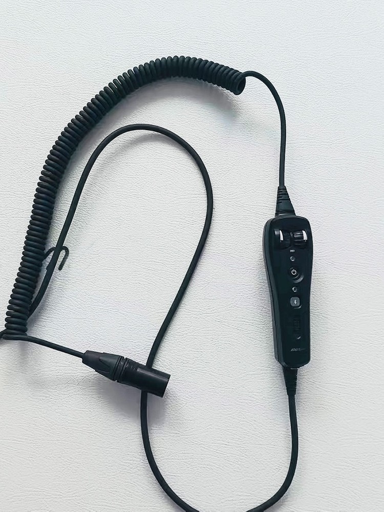 Bose A20 Bluetooth Control Module Triple Cable Boom Mic 5 Pin XLR Plug Cord