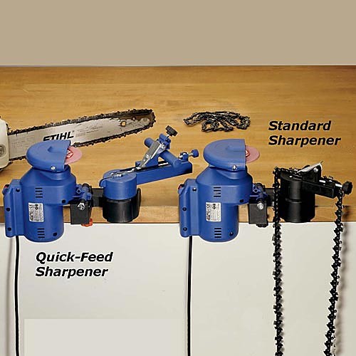 High-Speed Chainsaw Sharpener Chain Grinder Mountable Sharpener for Chains, Blue