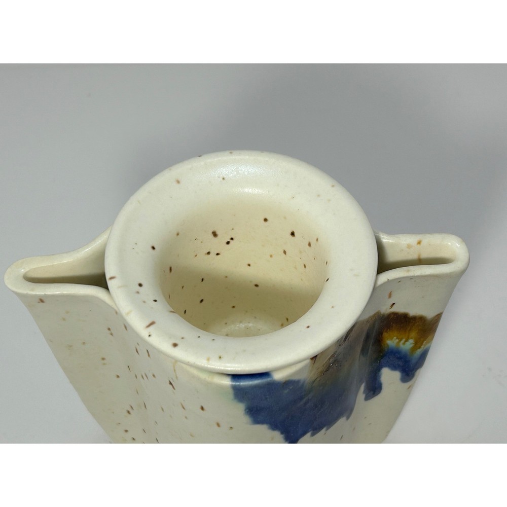 Unique Ceramic tea light warmer Speckled Glaze Artistic Drip Glaze Small