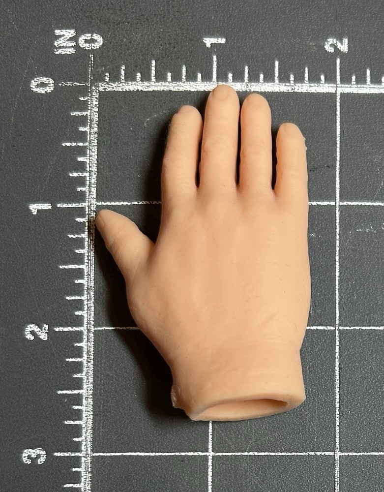 Rubber Finger Puppet Tiny Mini Miniature Small Hand Shake High Five Toy