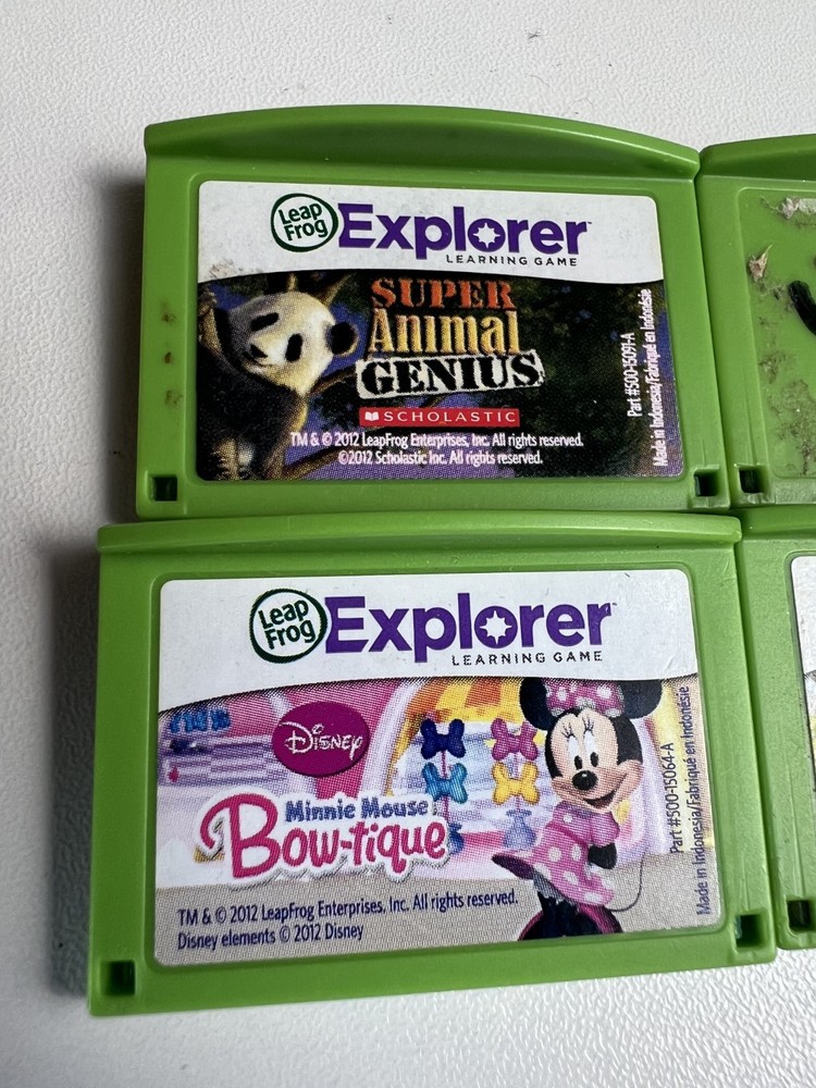 LeapFrog Explorer Learning Game Bundle – 4 Games - Fully Tested
