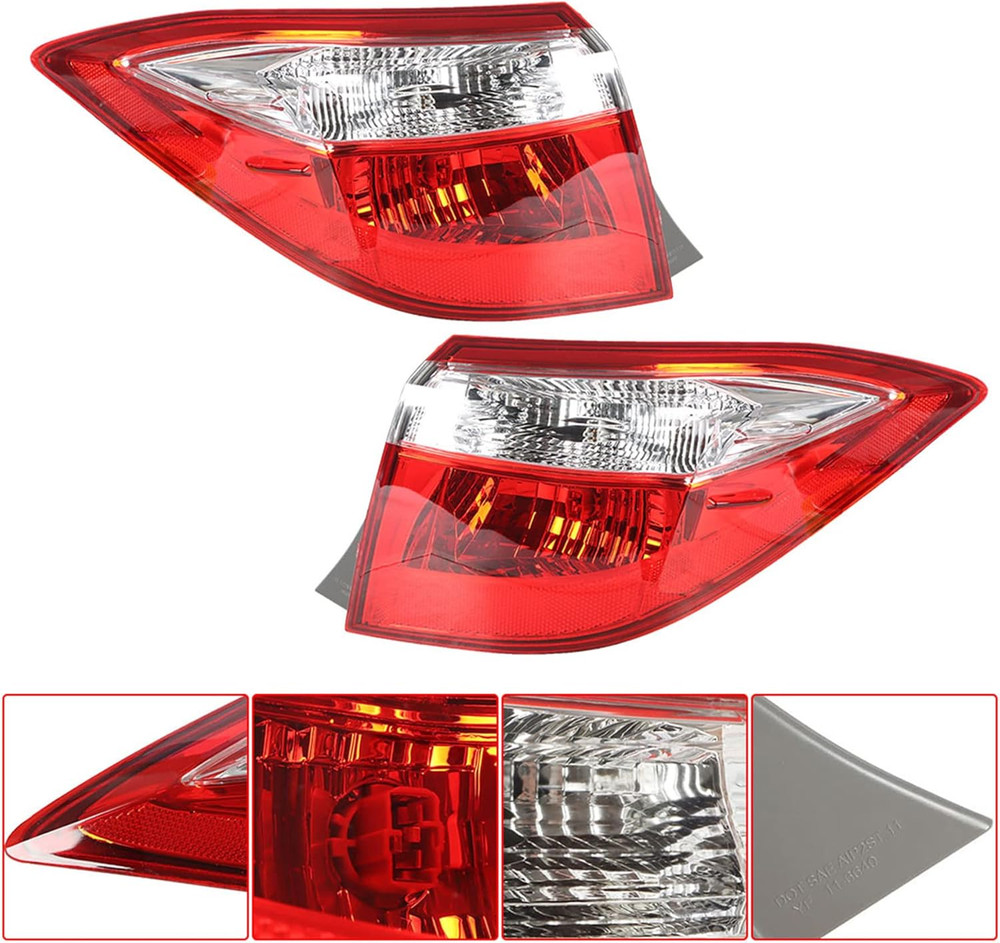 Outer Body Tail Light Assembly Replacement for 2014-2016 Toyota Corolla, Replace