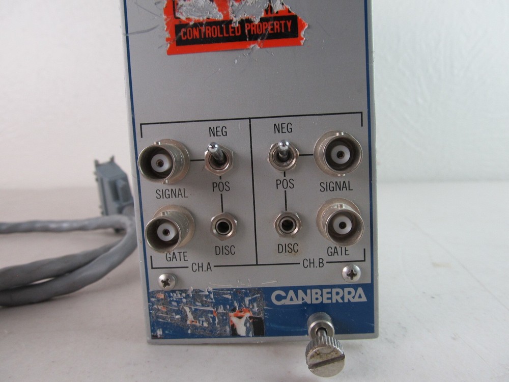 Canberra 1774 DUAL Scaler Digital Readout Module w/ Cable