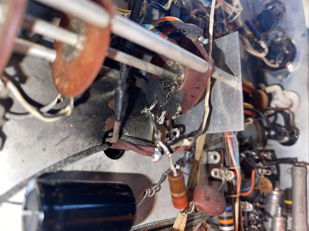 Globe Scout Deluxe Transmitter Rough Shape Works Not Pretty But Rare Switch Burn