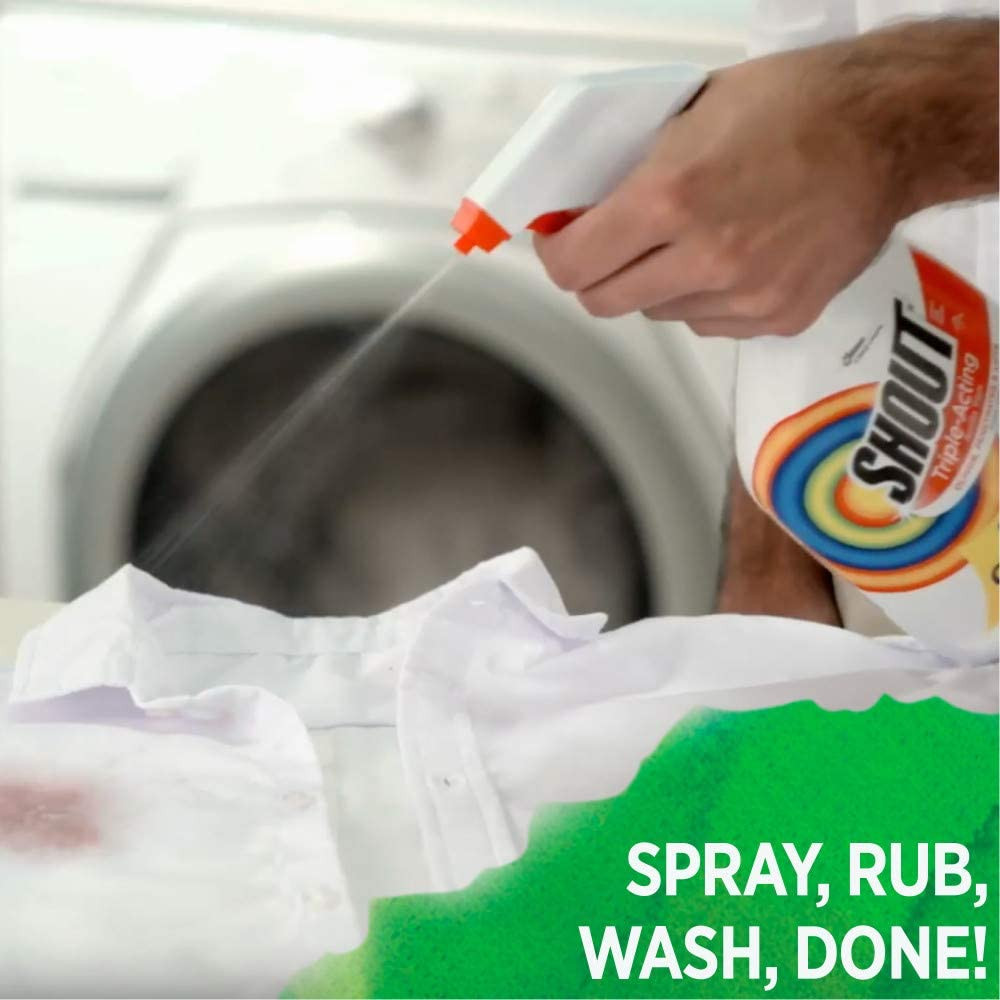 Powerful Active Enzyme Stain Remover Spray - 60oz Refill for Fresh Laundry