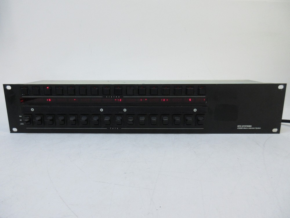 RTS Systems CS9500 Matrix Intercom System, FOR PARTS/ REPAIR