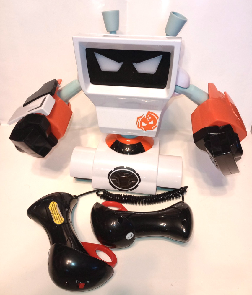 Cepia Big Robots Fighting 2 Robots Data Rate & Tenderizer W/ Controllers Tested