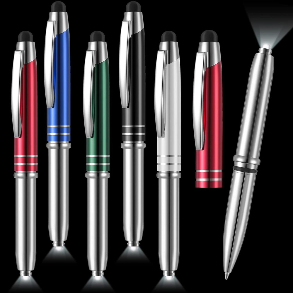 5 Pieces Stylus Pen for Touchscreen Devices Multi-Function Capacitive Pen with L