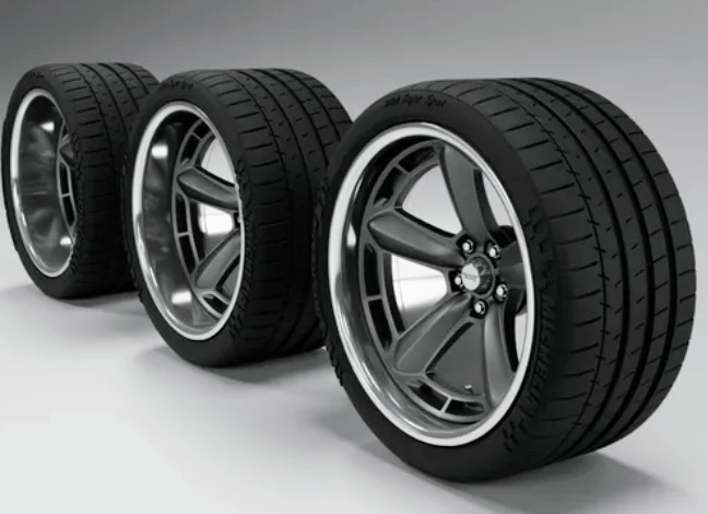 1/24 Scale Resin 20" American Racing Wheels & Michelin Tires 3d Printed