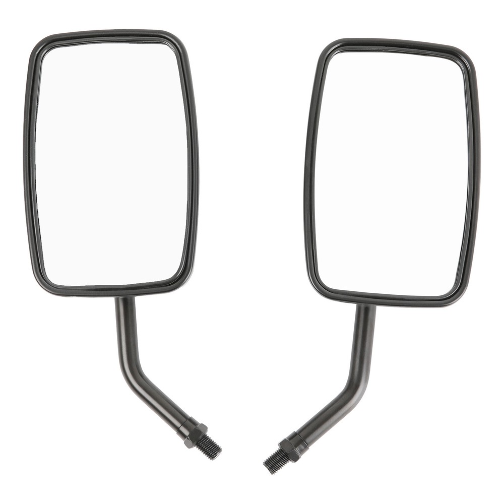 10mm Black Rectangular Motorcycle Mirrors For Honda Shadow Phantom 750 VT750C2B