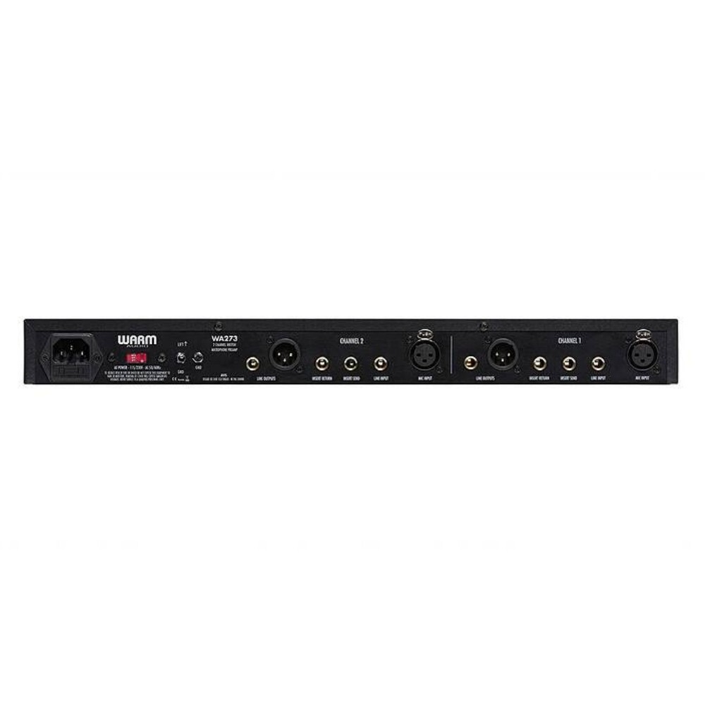 WARM AUDIO WA273 Pro Dual Channel Class A British Style Mic Preamp Processor