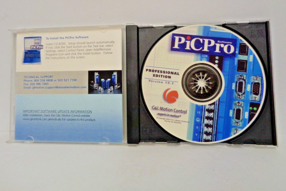 G&L MOTION CONTROLS M.1302.8723 VERSION 15.1 PROGRAMMING SOFTWARE