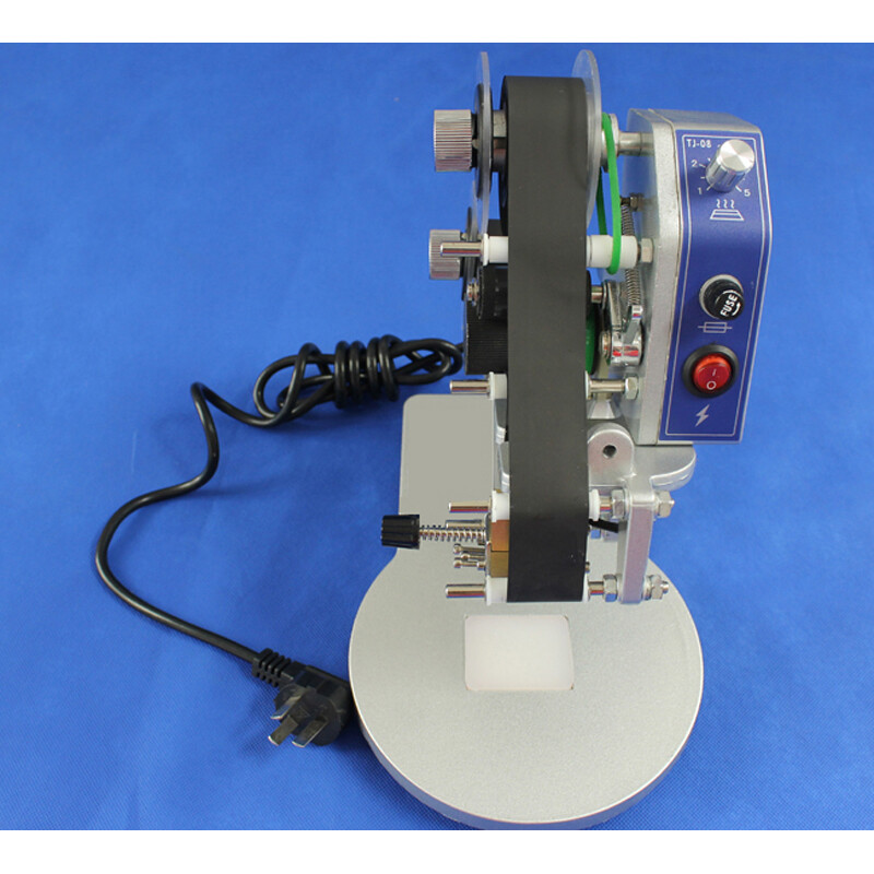 Manual Hot Stamp Ribbon Coding Printer Date Code Machine 110V 40W 1~80 times/min