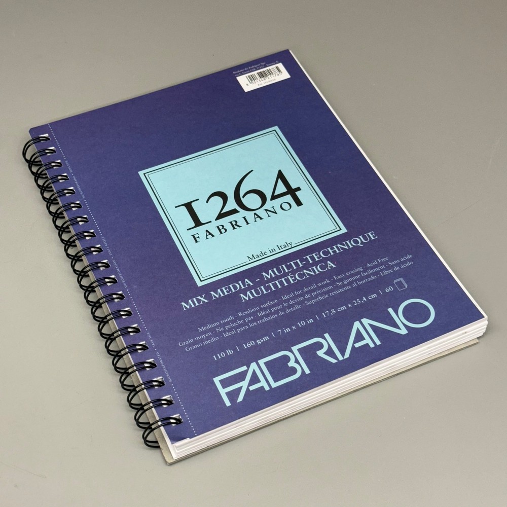 FABRIANO I264 (5 PACK) 7" x 10" Mix Media - Multi - Technique 60 Sheets each