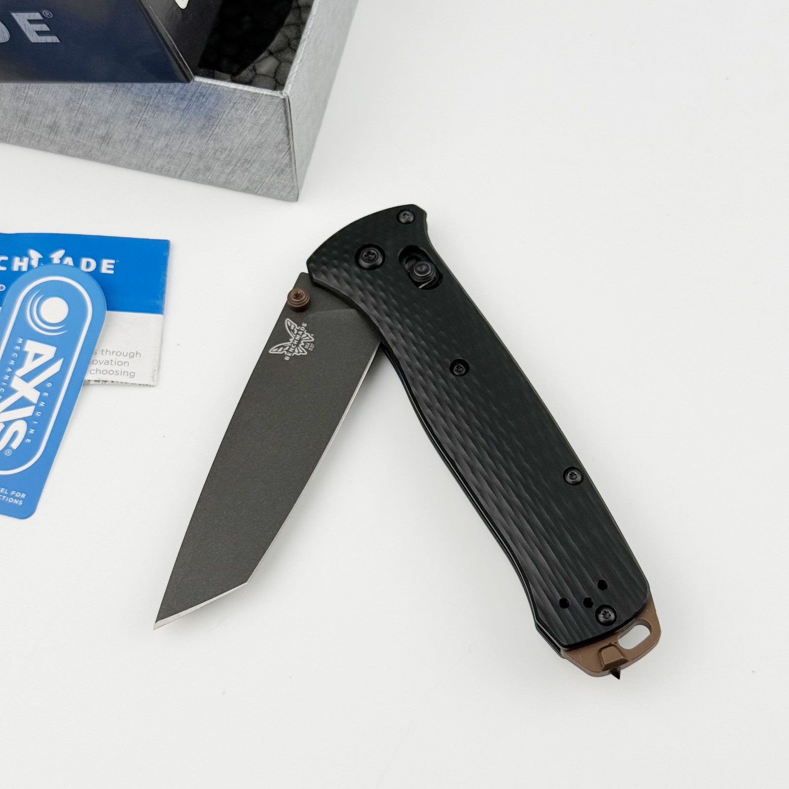 Benchmade 537GY-03 Bailout Black Aluminum CPM-M4 Folding Knife