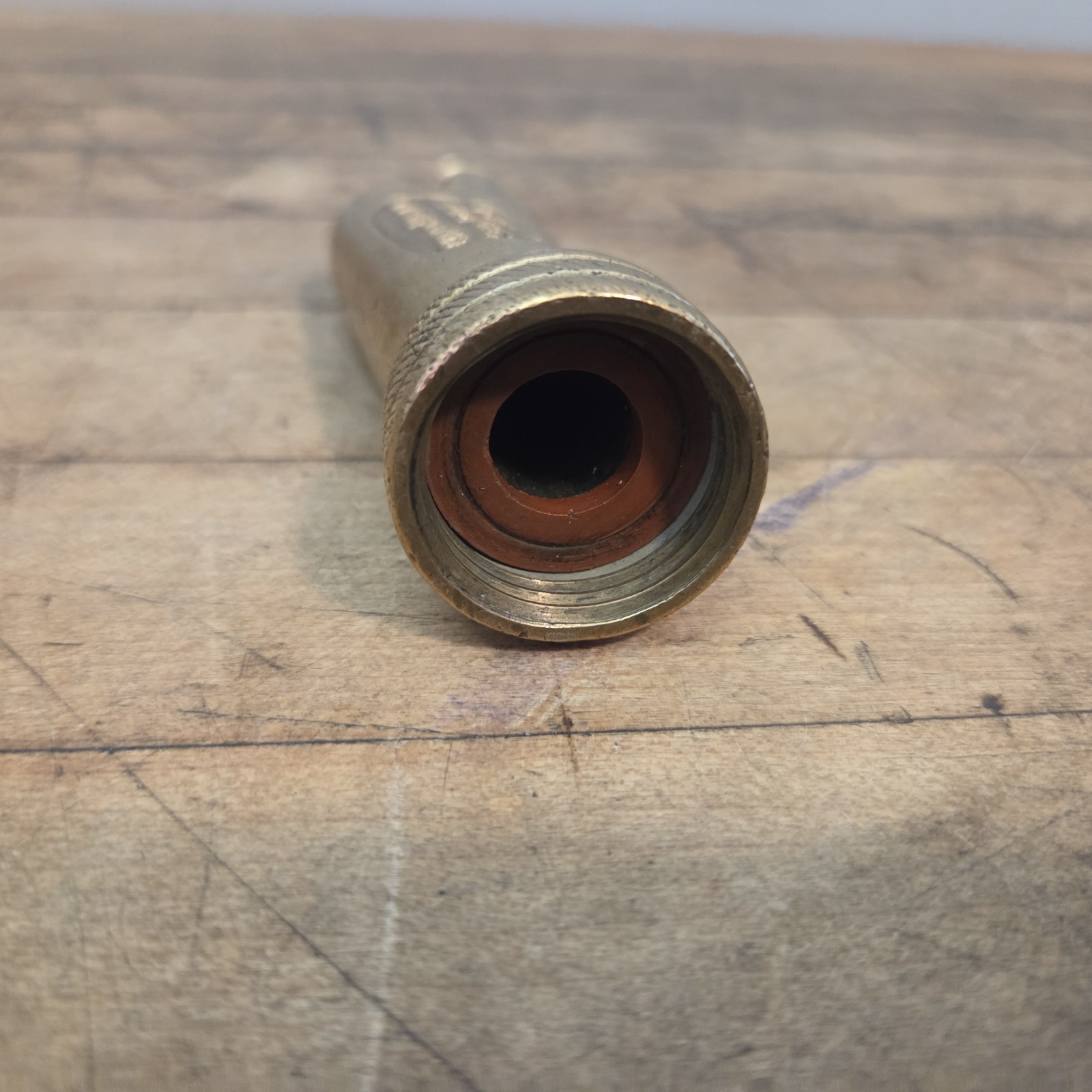 Antique RAIN KING Brass Hose Nozzle Chicago Flexible Shaft Company Patent 9-2-24