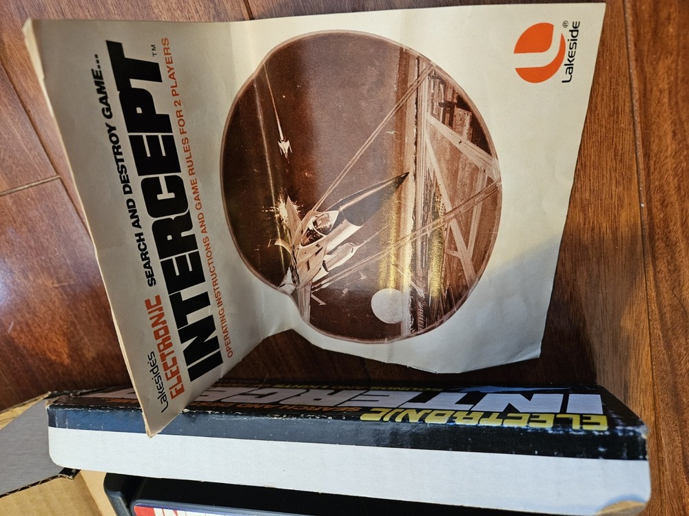 Lakeside Electronic Intercept Game In Box Not Tested. Incomplete