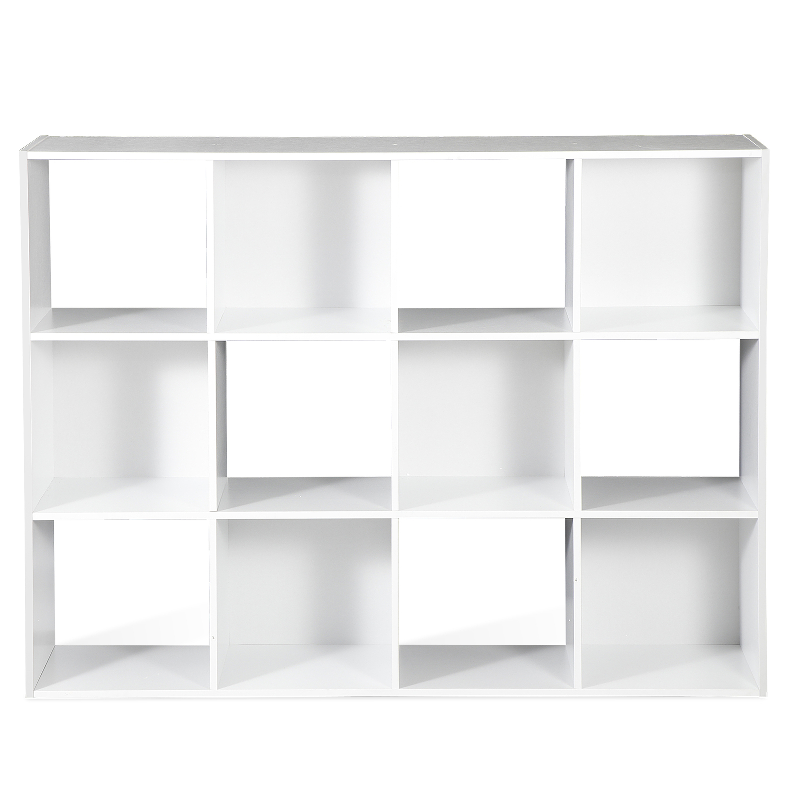 12 Cube Storage Organizer 3 Tier Wood Bookshelf Free Combination Cube Shelves