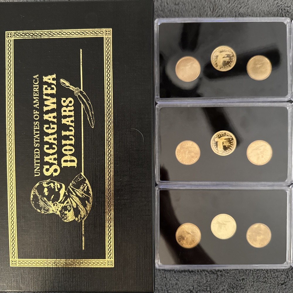 sacagawea dollar coins complete set 2000/2007