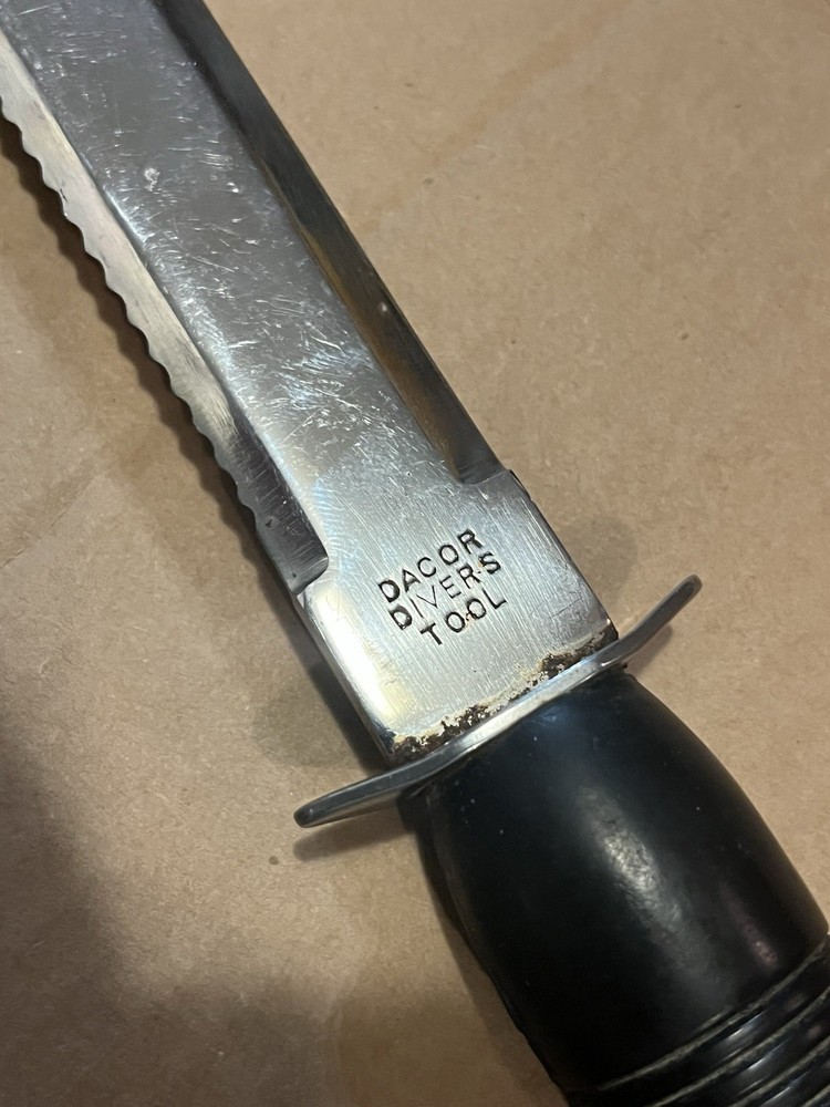 Vintage Dacor Divers Tool Pry Bar 12” Scuba Diving Knife Multi Function MIJ