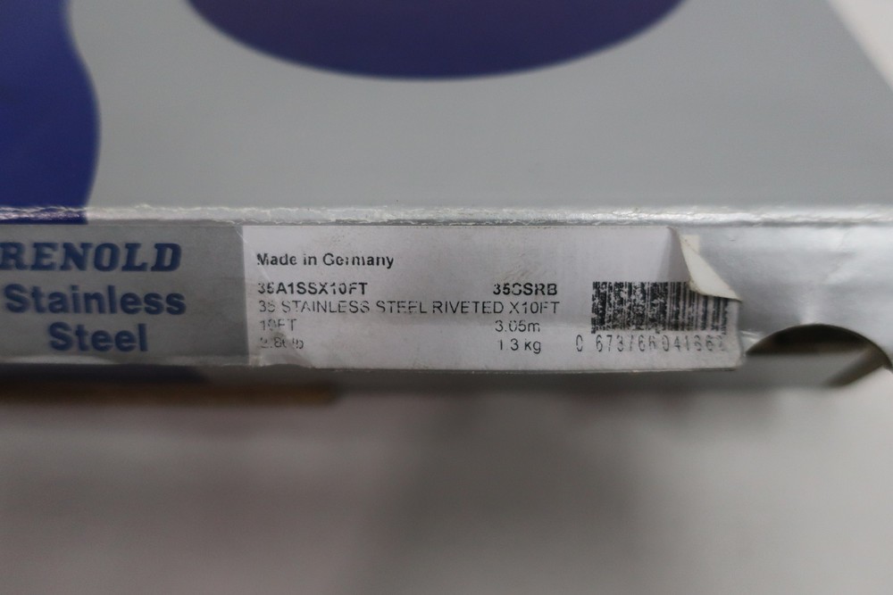 Renold 35A1SSX10FT Single Roller Chain 10ft 1/2in