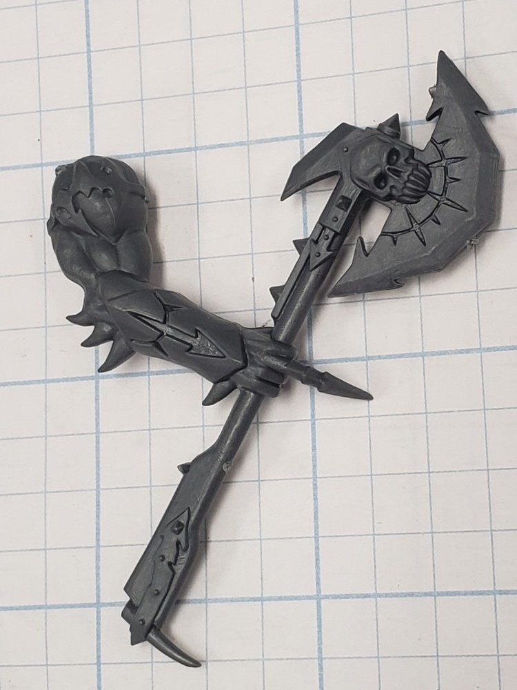 Warhammer Slaves to Darkness Bits OOP Daemon Prince Hellforged Axe AR02